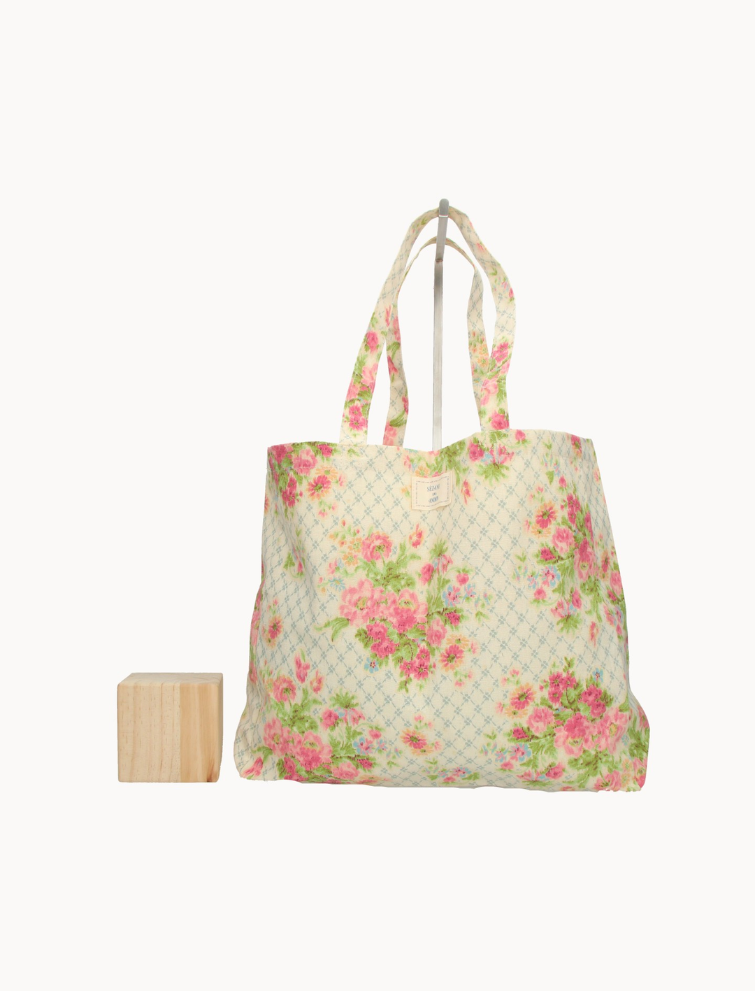 Sac Cabas Blanc et Rose - Taille T.U. de la marque Sézane | PARAD108035 - Vendu par Paradigme - Image 3