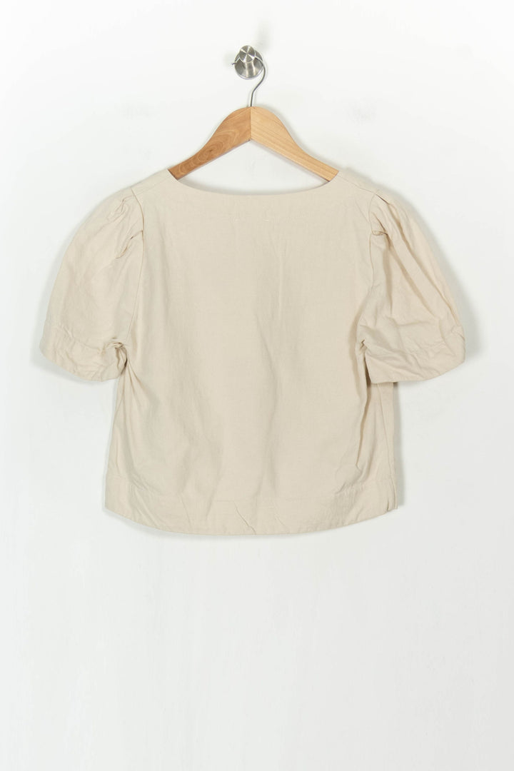 Blouse Beige - Taille S/36 de la marque Sézane | PARAD108037 - Vendu par Paradigme - Image 5