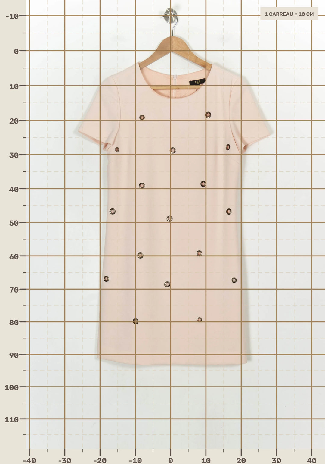 Robe Courte Rose - Taille M/38 de la marque Maison 123 | PARAD108046 - Vendu par Paradigme - Image 4