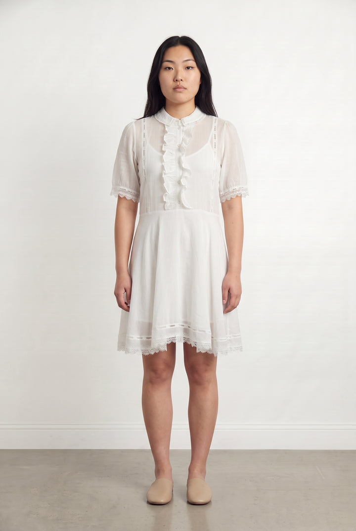 Robe Courte Blanche - Taille L/40