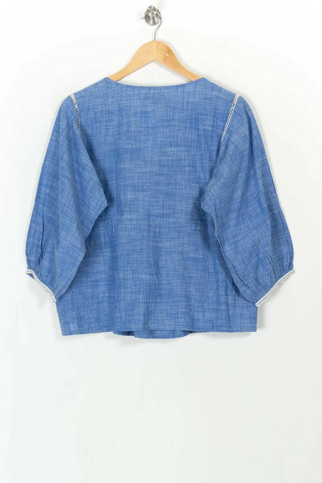 Blouse Bleue - Taille XL/42 de la marque Maison 123 | PARAD108081 - Vendu par Paradigme - Image 4