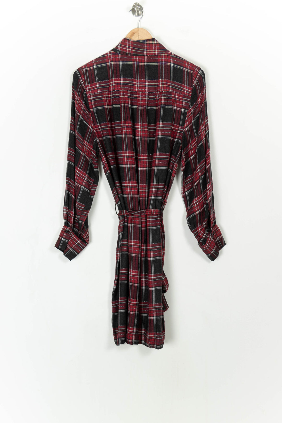 Robe Chemise Rouge et Noire - Taille XXL/44 de la marque La Fée Maraboutée | PARAD108085 - Vendu par Paradigme - Image 4