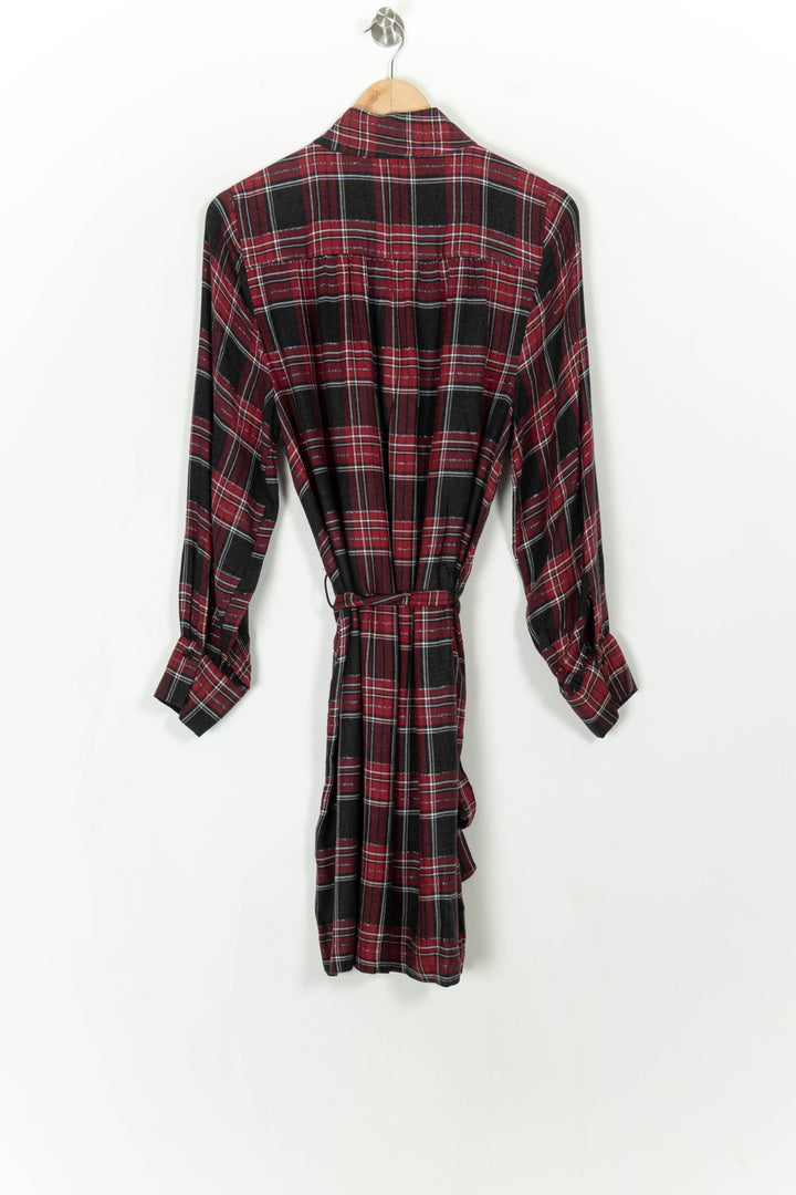 Robe Chemise Rouge et Noire - Taille XXL/44 de la marque La Fée Maraboutée | PARAD108085 - Vendu par Paradigme - Image 4