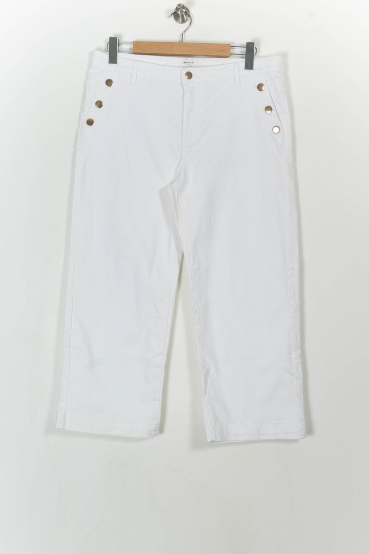 Pantalon Blanc - Taille XXL/44 de la marque Maison 123 | PARAD108087 - Vendu par Paradigme - Image 2