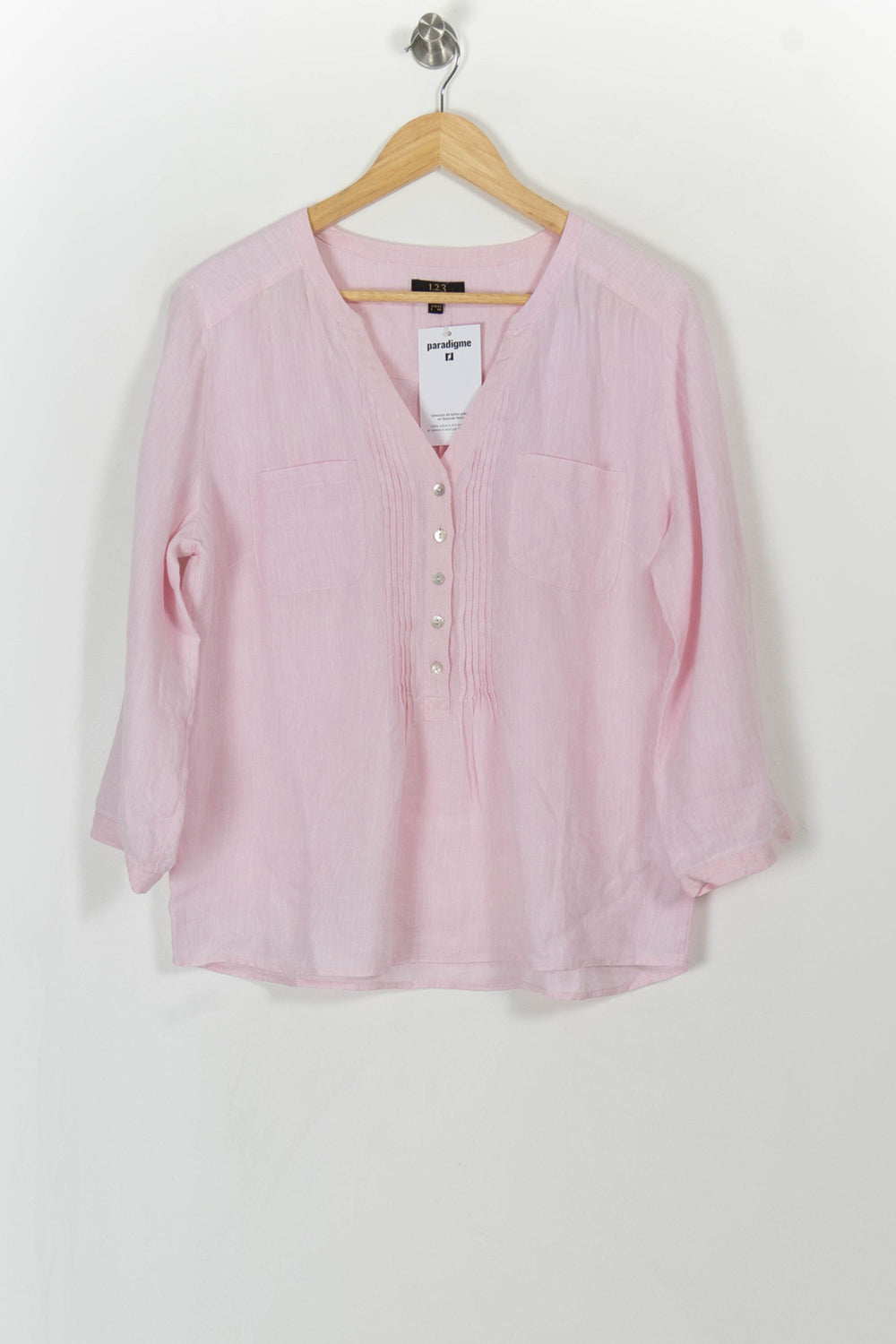 Blouse Rose - Taille XXL/44 de la marque Maison 123 | PARAD108094 - Vendu par Paradigme - Image 2
