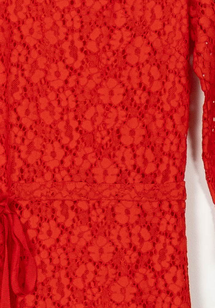Robe Longue Rouge - Taille S/36 de la marque ZAPA | PARAD108097 - Vendu par Paradigme - Image 3