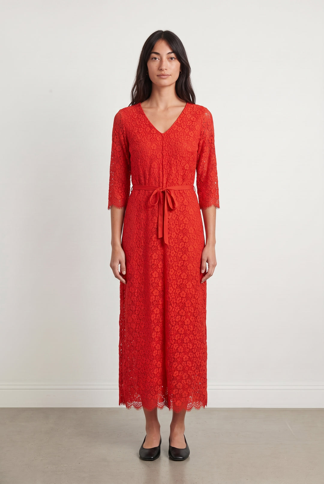 Robe Longue Rouge - Taille S/36 de la marque ZAPA | PARAD108097 - Vendu par Paradigme - Image 1