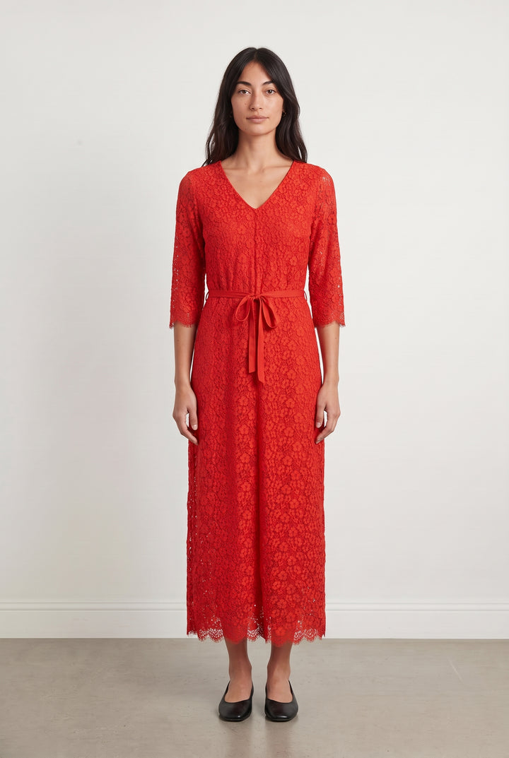 Robe Longue Rouge - Taille S/36 de la marque ZAPA | PARAD108097 - Vendu par Paradigme - Image 1