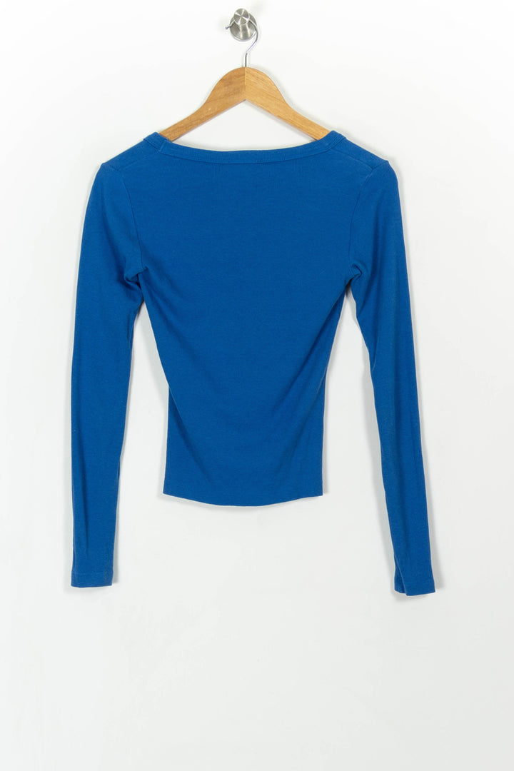 Pull Bleu - Taille S/36 de la marque Kookai | PARAD108102 - Vendu par Paradigme - Image 4