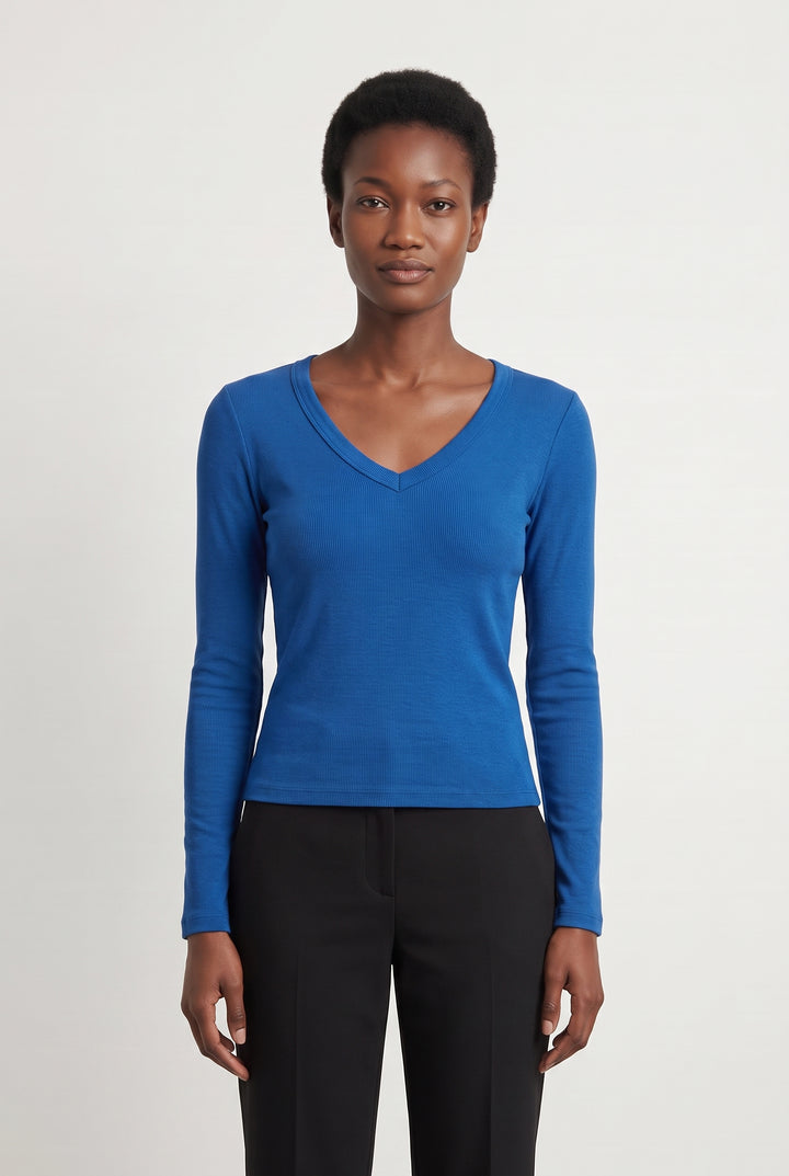 Pull Bleu - Taille S/36 de la marque Kookai | PARAD108102 - Vendu par Paradigme - Image 1