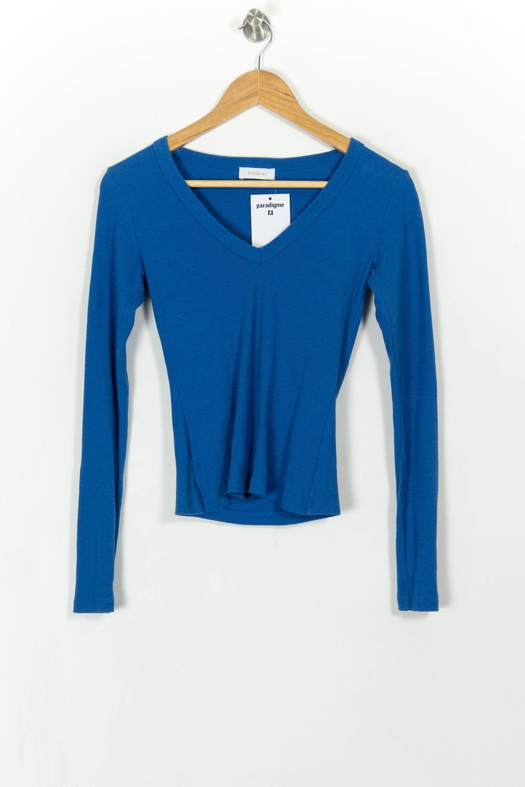Pull Bleu - Taille S/36 de la marque Kookai | PARAD108102 - Vendu par Paradigme - Image 2