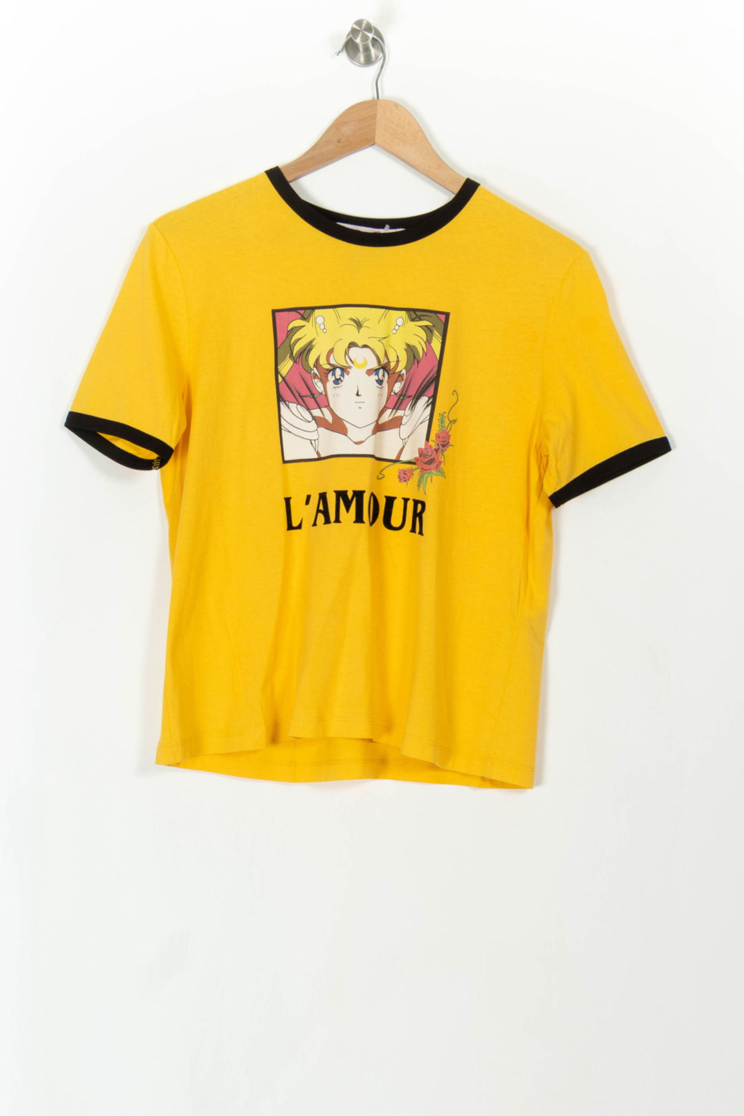 Tee-shirt Jaune et Noir - Taille S/36 de la marque Maje | PARAD108109 - Vendu par Paradigme - Image 2