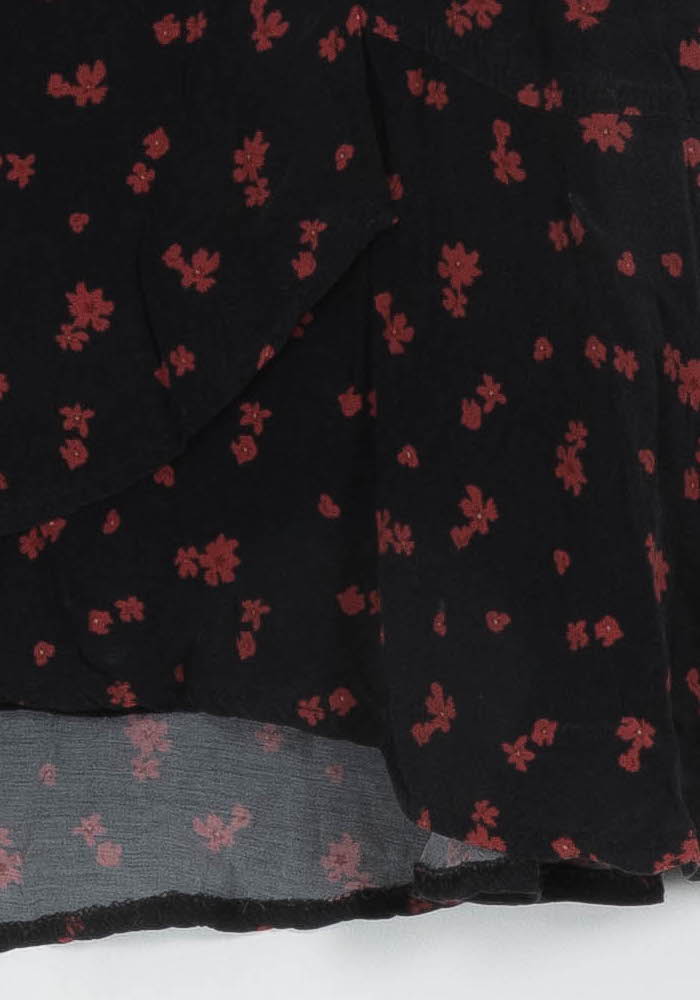 Jupe Noire et Rouge - Taille L/40 de la marque Kookai | PARAD108110 - Vendu par Paradigme - Image 3