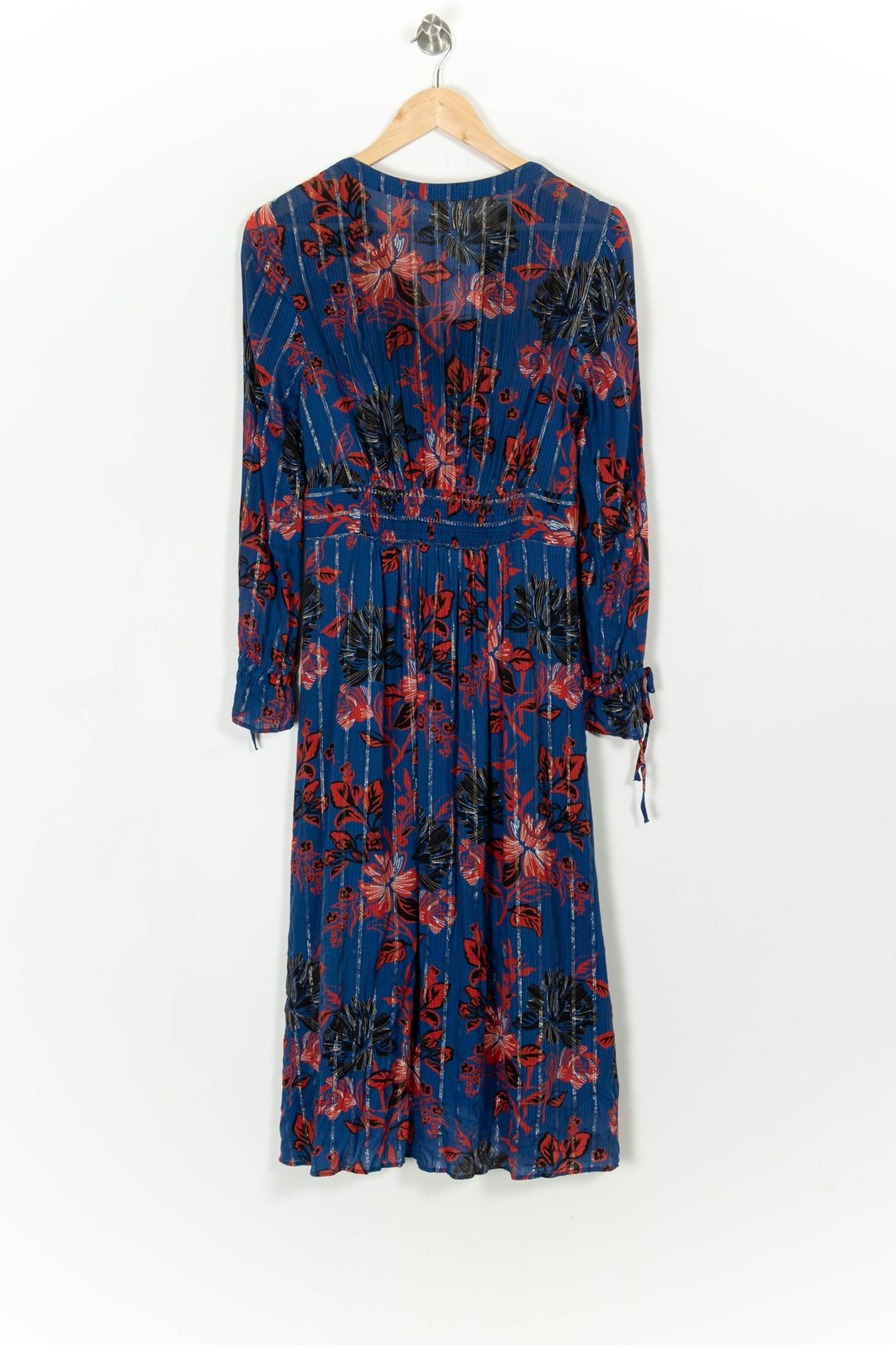 Robe Longue Bleue et Rouge - Taille XS/34 de la marque Sud express | PARAD108115 - Vendu par Paradigme - Image 4