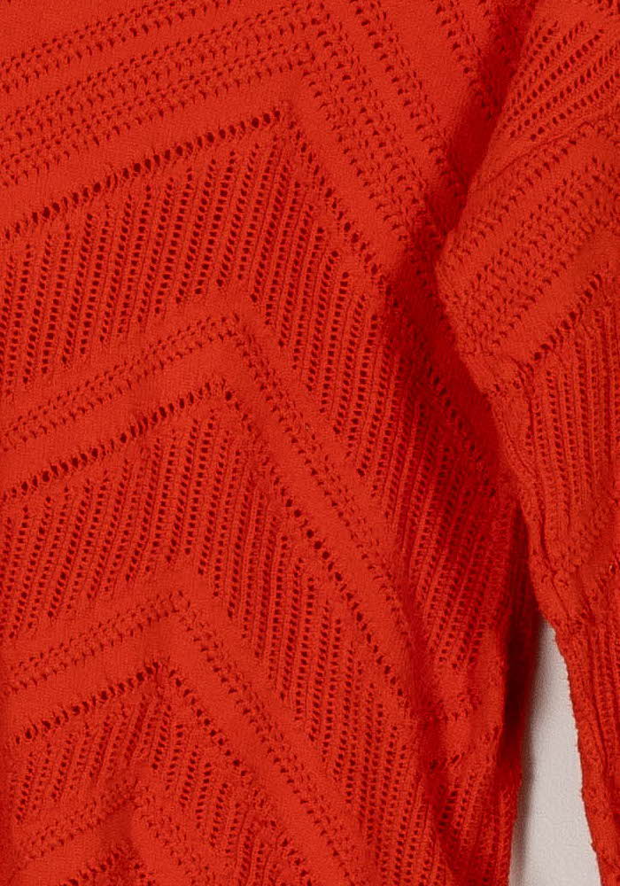 Pull Orange - Taille XS/34 de la marque I.Code | PARAD108119 - Vendu par Paradigme - Image 3