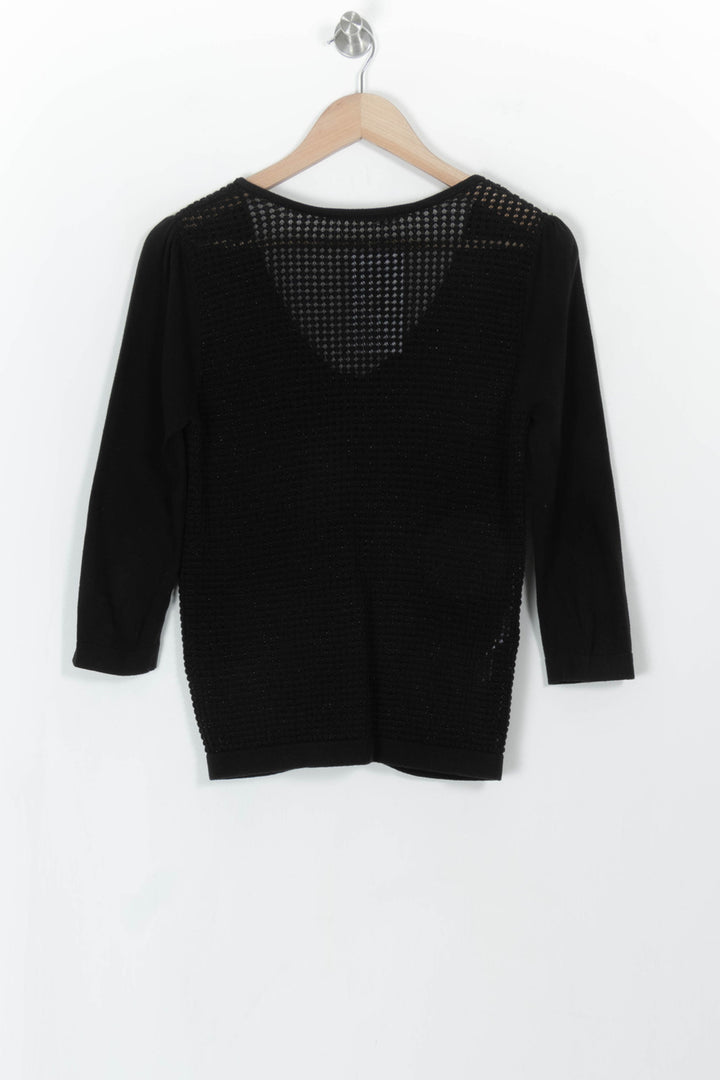 Cardigan Noir - Taille S/36 de la marque Comptoir des Cotonniers | PARAD108121 - Vendu par Paradigme - Image 4