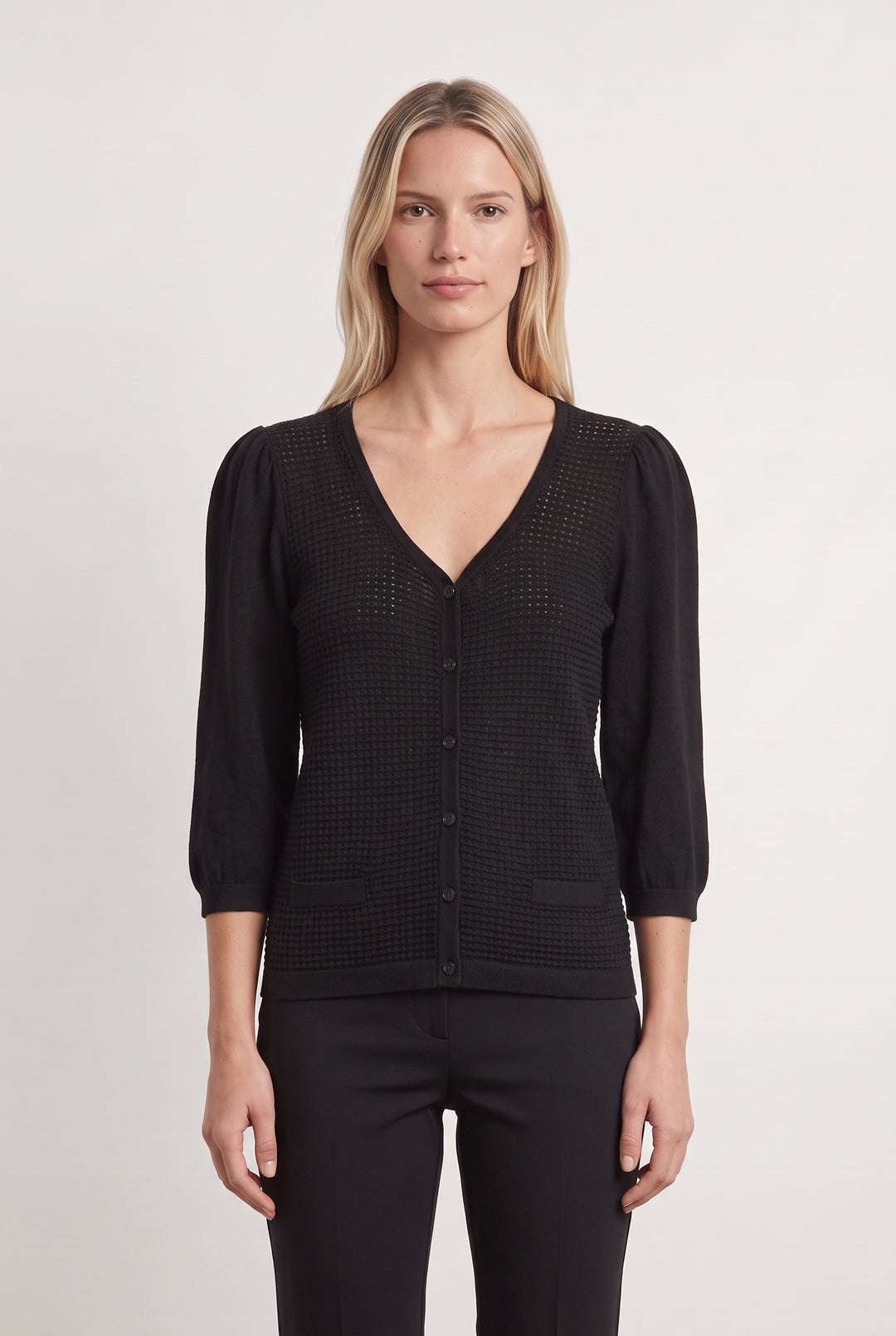 Cardigan Noir - Taille S/36 de la marque Comptoir des Cotonniers | PARAD108121 - Vendu par Paradigme - Image 1
