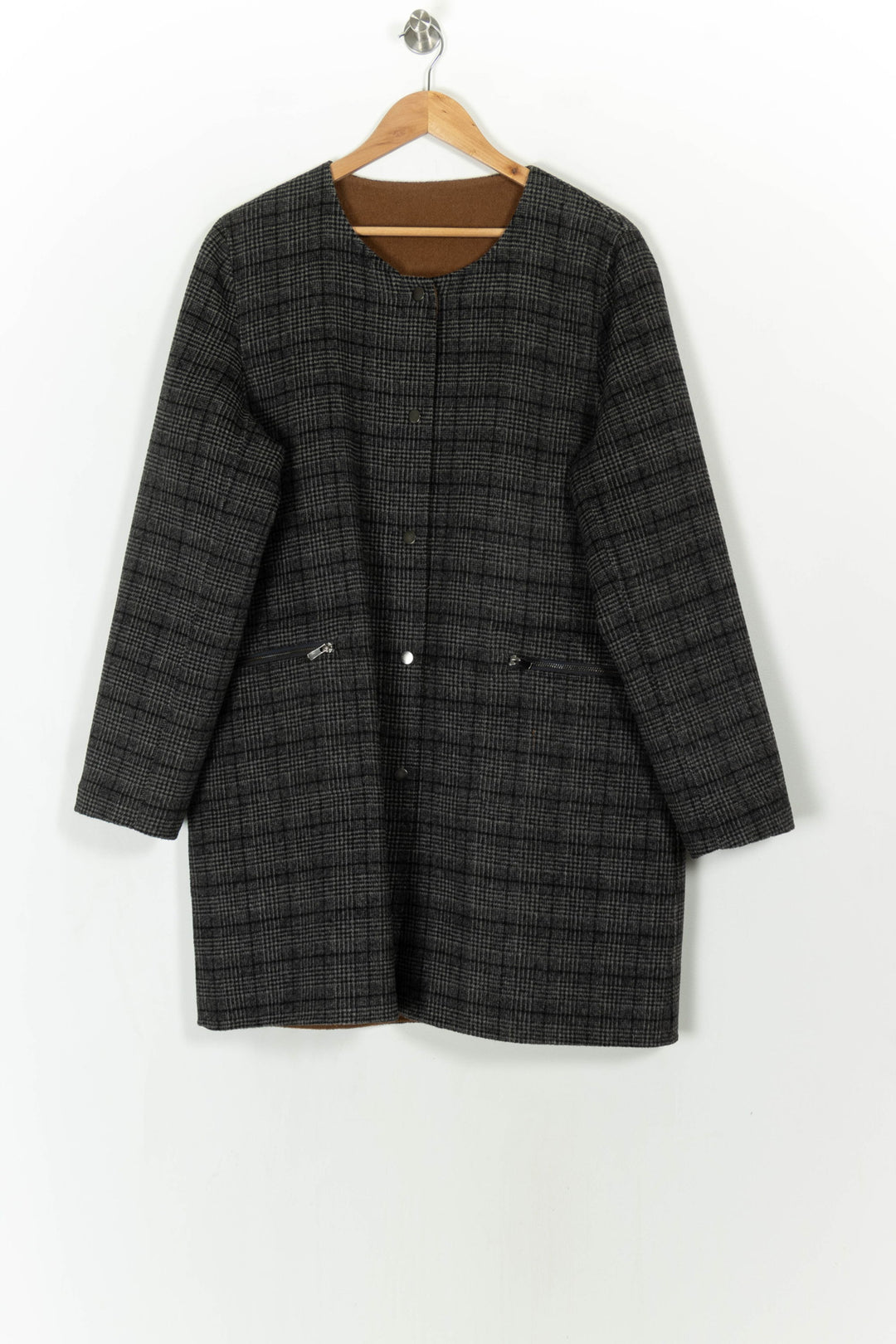 Manteau Gris et Marron - Taille XXXL/46 de la marque Gerard Darel | PARAD108129 - Vendu par Paradigme - Image 2