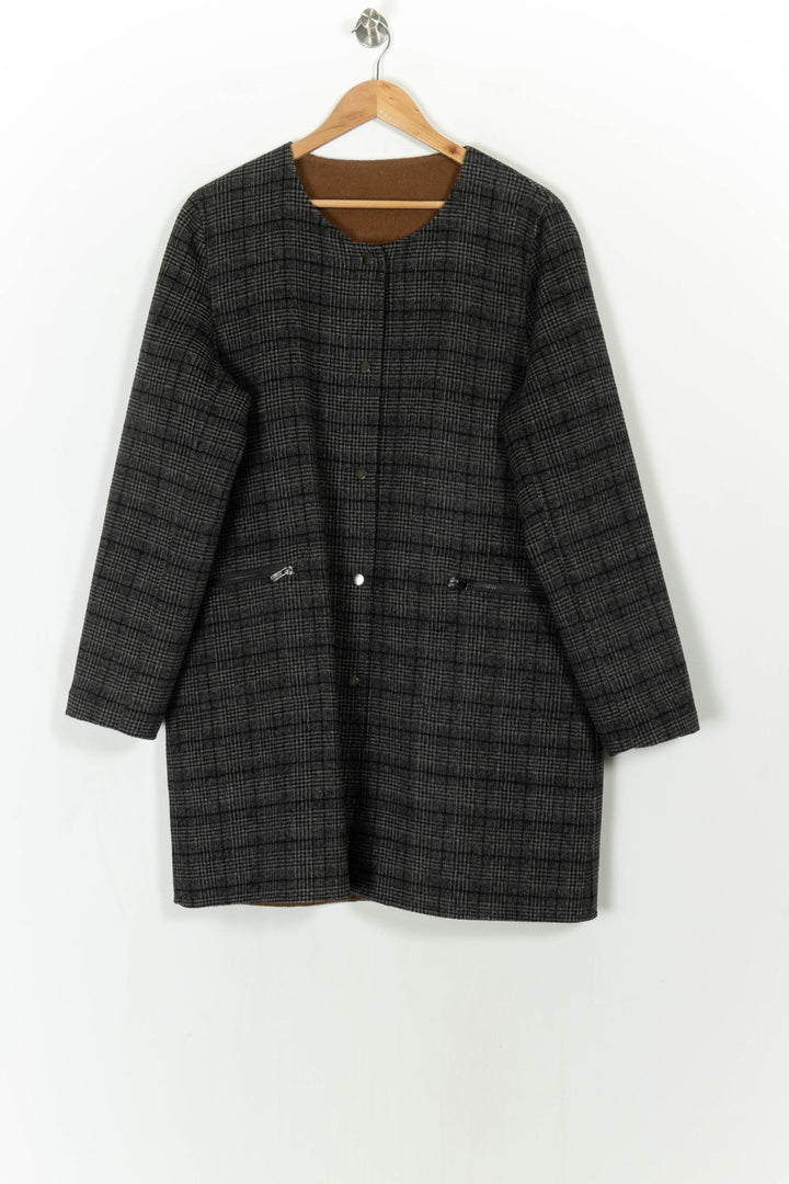 Manteau Gris et Marron - Taille XXXL/46 de la marque Gerard Darel | PARAD108129 - Vendu par Paradigme - Image 2