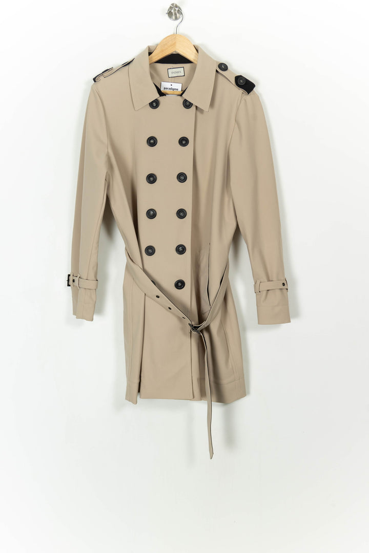 Trench Beige - Taille XXXL/46 de la marque Indies | PARAD108134 - Vendu par Paradigme - Image 2