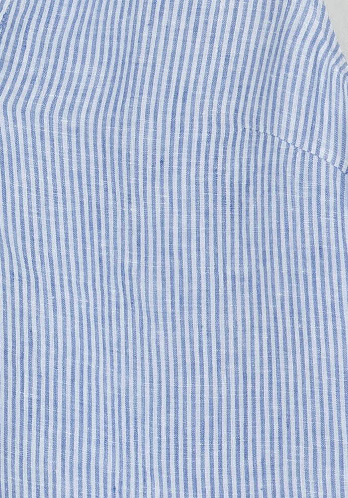 Blouse Sans Manches Bleu et Blanc - Taille XL/42 de la marque Caroll | PARAD108142 - Vendu par Paradigme - Image 3