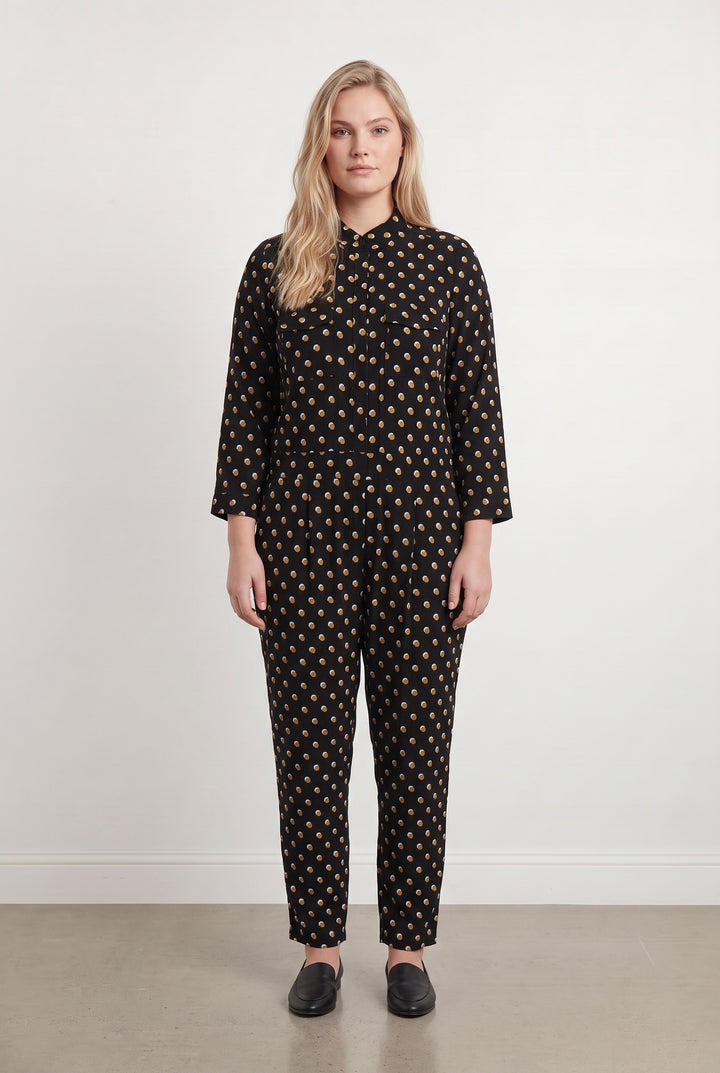 Combinaison Noire et Beige - Taille XL/42 de la marque Maison 123 | PARAD108144 - Vendu par Paradigme - Image 1