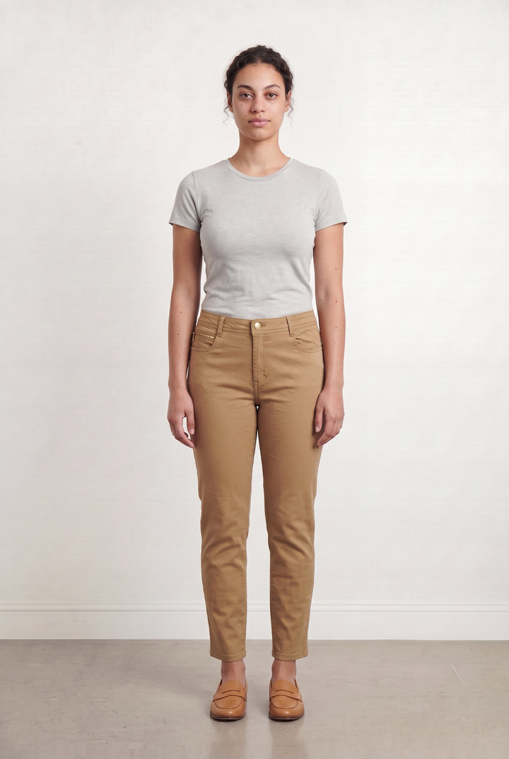 Jean Beige - Taille XL/42 de la marque Maison 123 | PARAD108145 - Vendu par Paradigme - Image 1