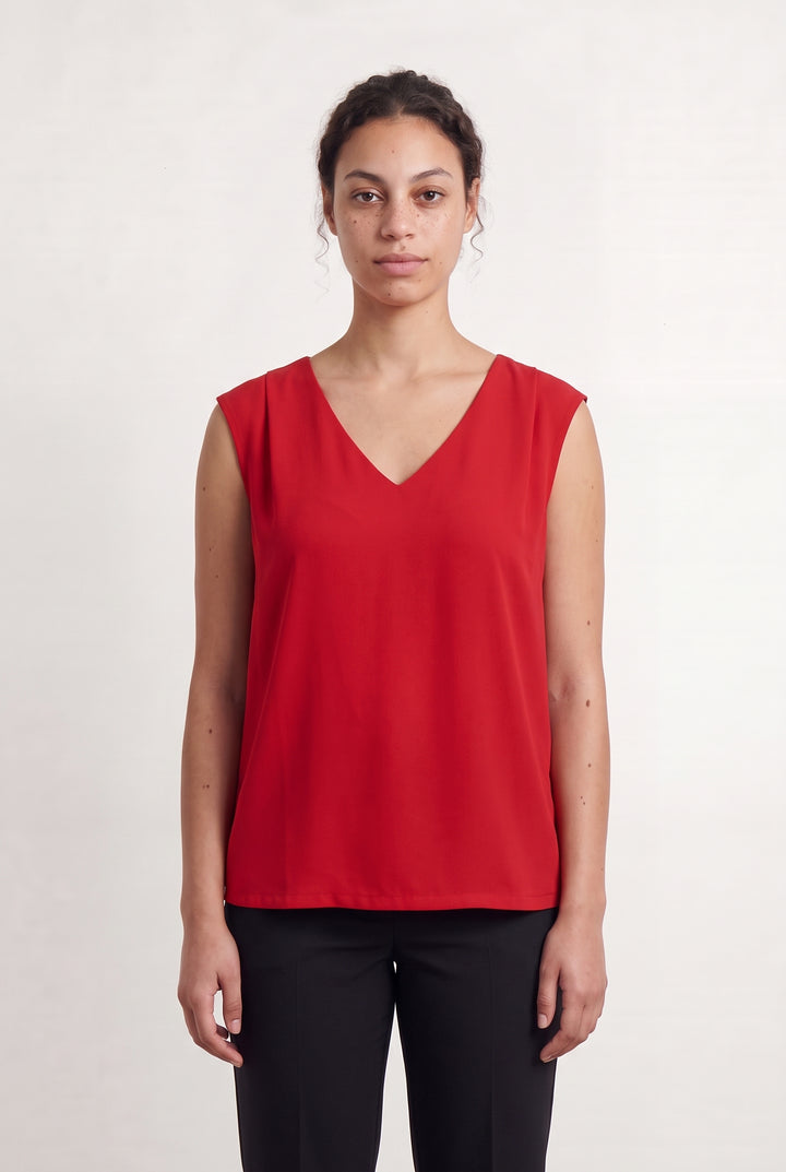 Débardeur Rouge - Taille L/40 de la marque Maison 123 | PARAD108149 - Vendu par Paradigme - Image 1