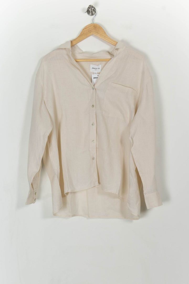 Chemise Beige - Taille XL/42 de la marque Maison 123 | PARAD108150 - Vendu par Paradigme - Image 2