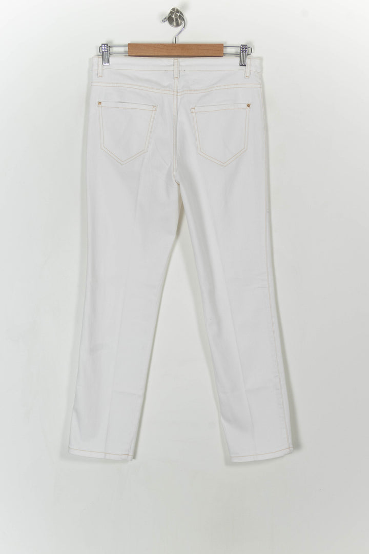 Jean Blanc - Taille XL/42 de la marque Maison 123 | PARAD108151 - Vendu par Paradigme - Image 4