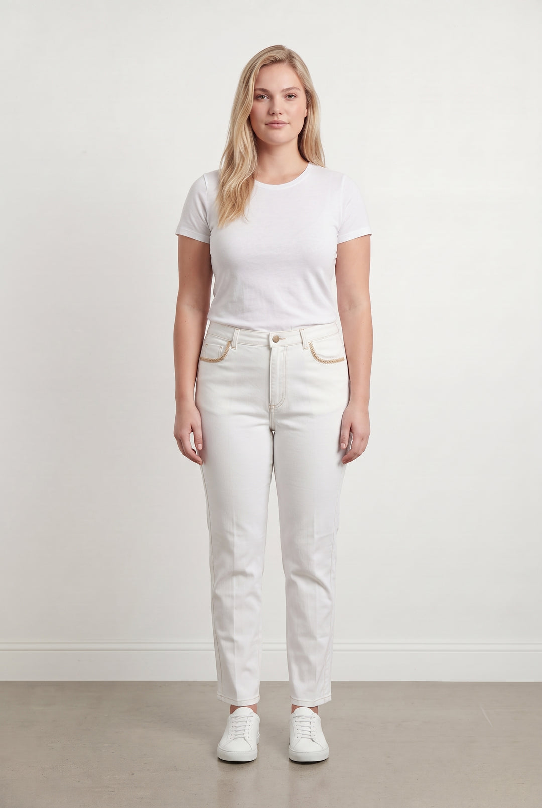 Jean Blanc - Taille XL/42 de la marque Maison 123 | PARAD108151 - Vendu par Paradigme - Image 1