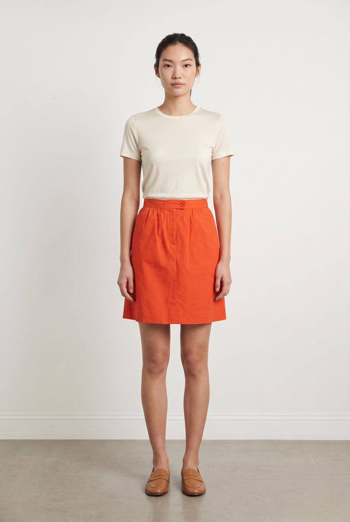 Jupe Midi Orange - Taille S/36 de la marque Galeries Lafayette | PARAD108153 - Vendu par Paradigme - Image 1