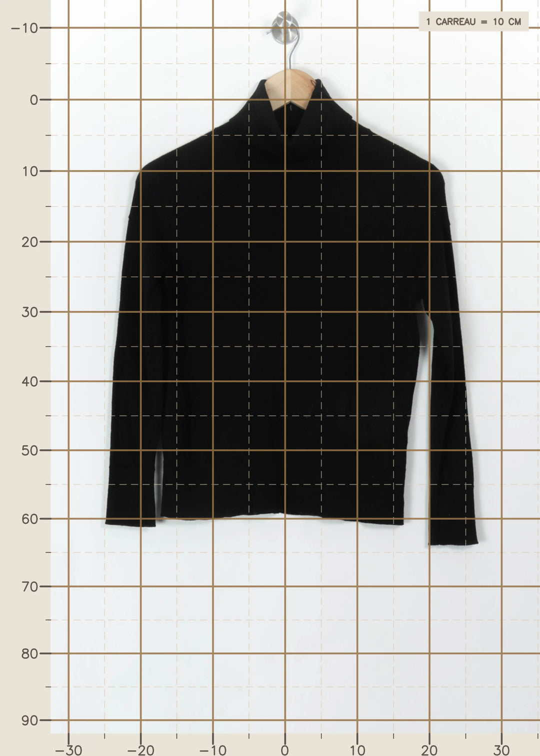 Pull Col Roulé Noir - Taille M/38 de la marque Maison 123 | PARAD108165 - Vendu par Paradigme - Image 4