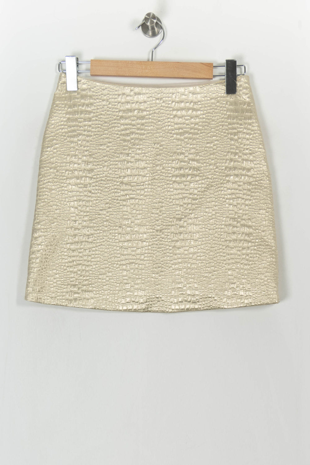 Jupe Courte Beige - Taille S/36 de la marque Tara Jarmon | PARAD108167 - Vendu par Paradigme - Image 2
