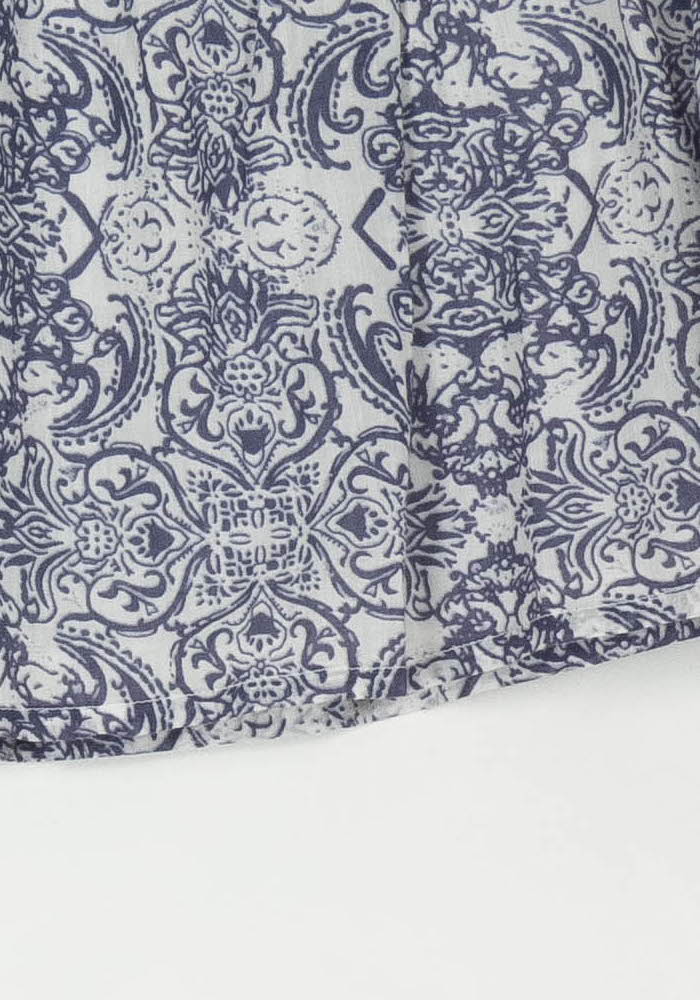 Jupe Courte Blanc et Bleu - Taille L/40 de la marque Bérénice | PARAD108168 - Vendu par Paradigme - Image 3