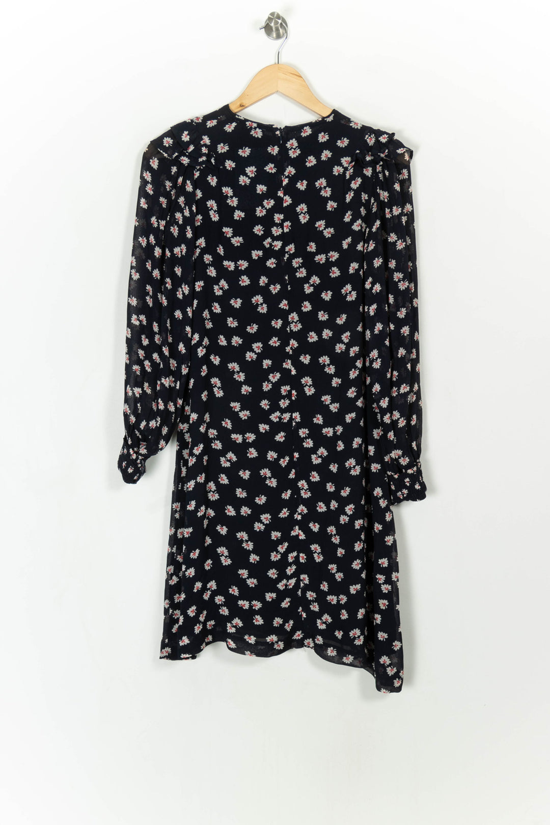 Robe Courte Noire et Blanche - Taille S/36 de la marque Ganni | PARAD108170 - Vendu par Paradigme - Image 4