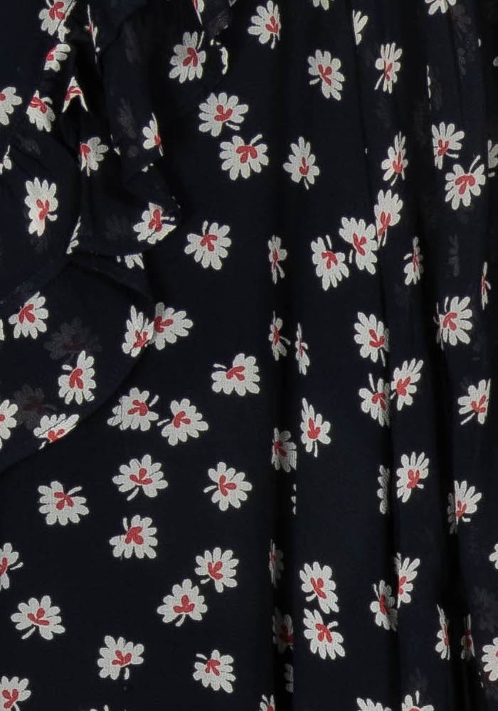 Robe Courte Noire et Blanche - Taille S/36 de la marque Ganni | PARAD108170 - Vendu par Paradigme - Image 3