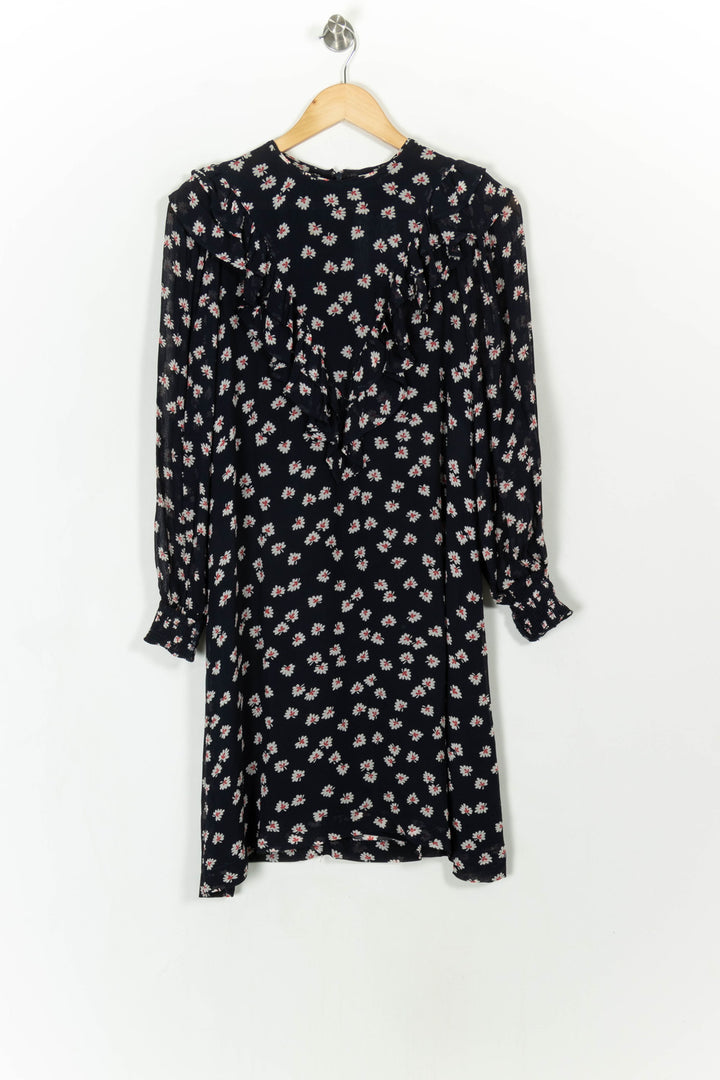 Robe Courte Noire et Blanche - Taille S/36 de la marque Ganni | PARAD108170 - Vendu par Paradigme - Image 2