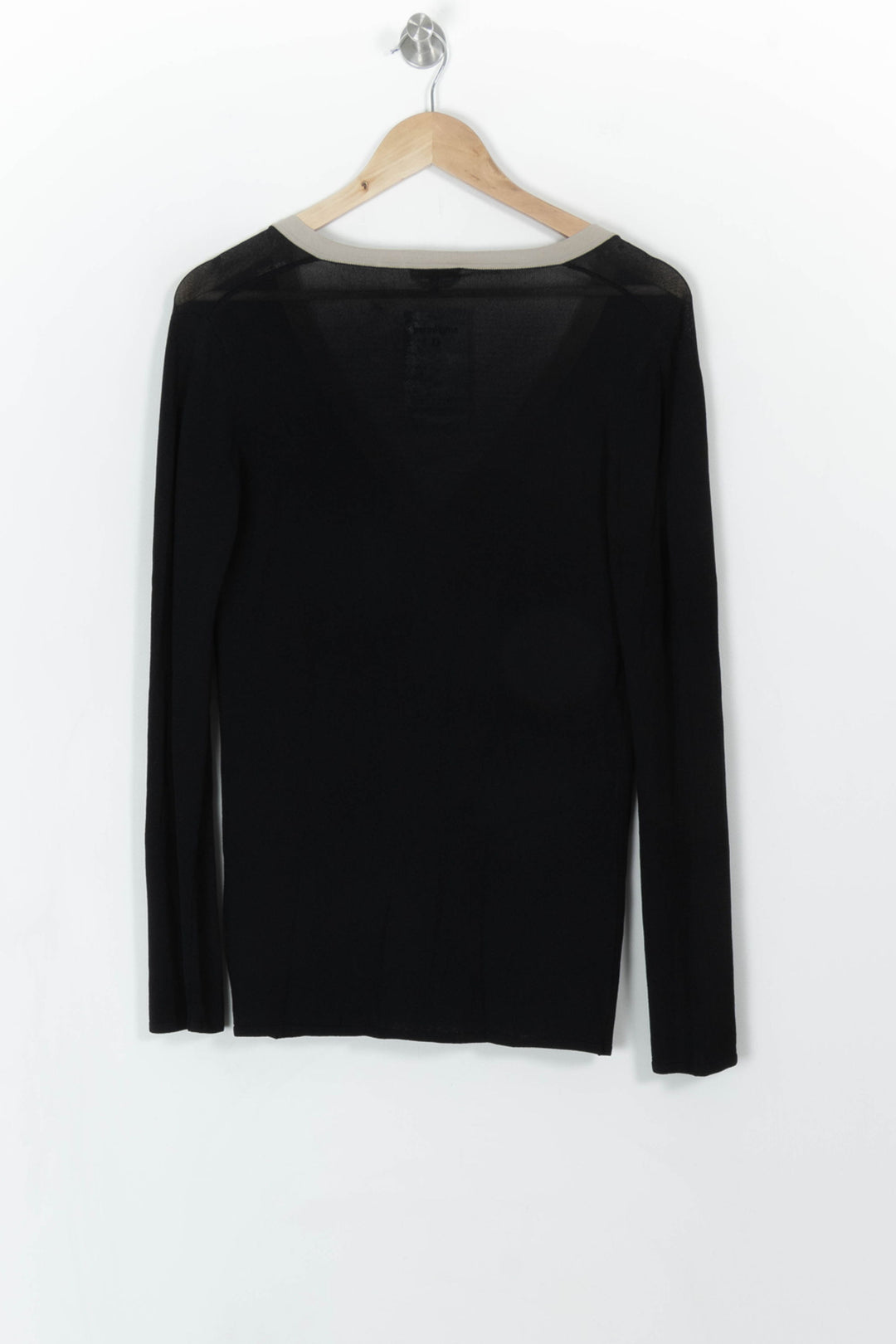 Cardigan Noir et Beige - Taille S/36 de la marque Max Mara | PARAD108176 - Vendu par Paradigme - Image 4
