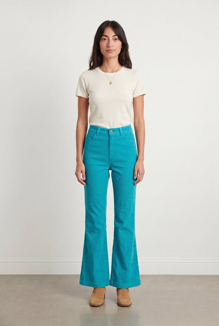 Pantalon Évasé Bleu - Taille XS/34 de la marque Wild | PARAD108180 - Vendu par Paradigme - Image 1