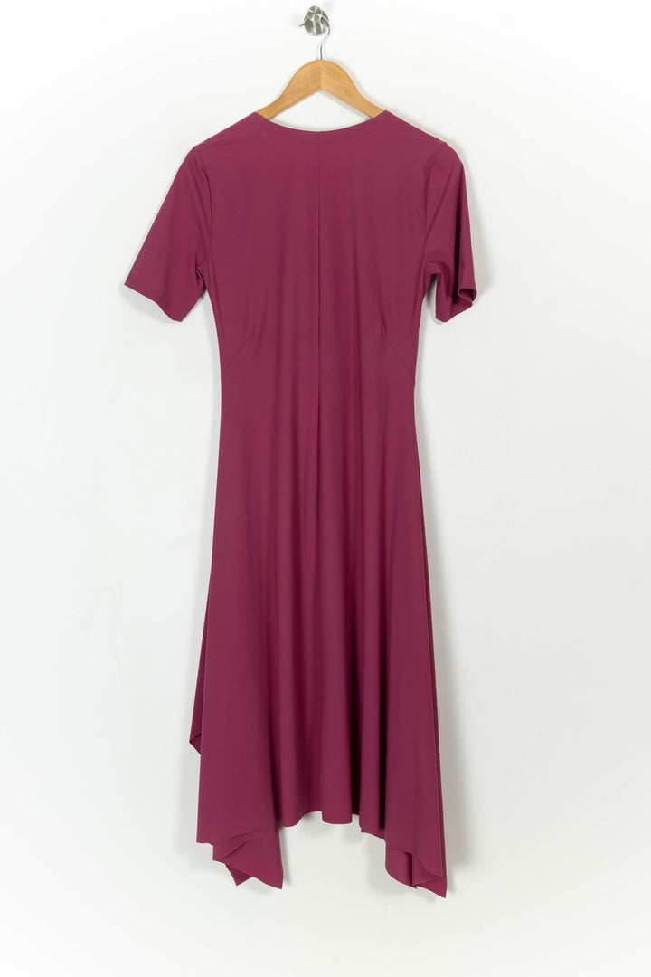 Robe Midi Rose - Taille L/40 de la marque Indies | PARAD108182 - Vendu par Paradigme - Image 4