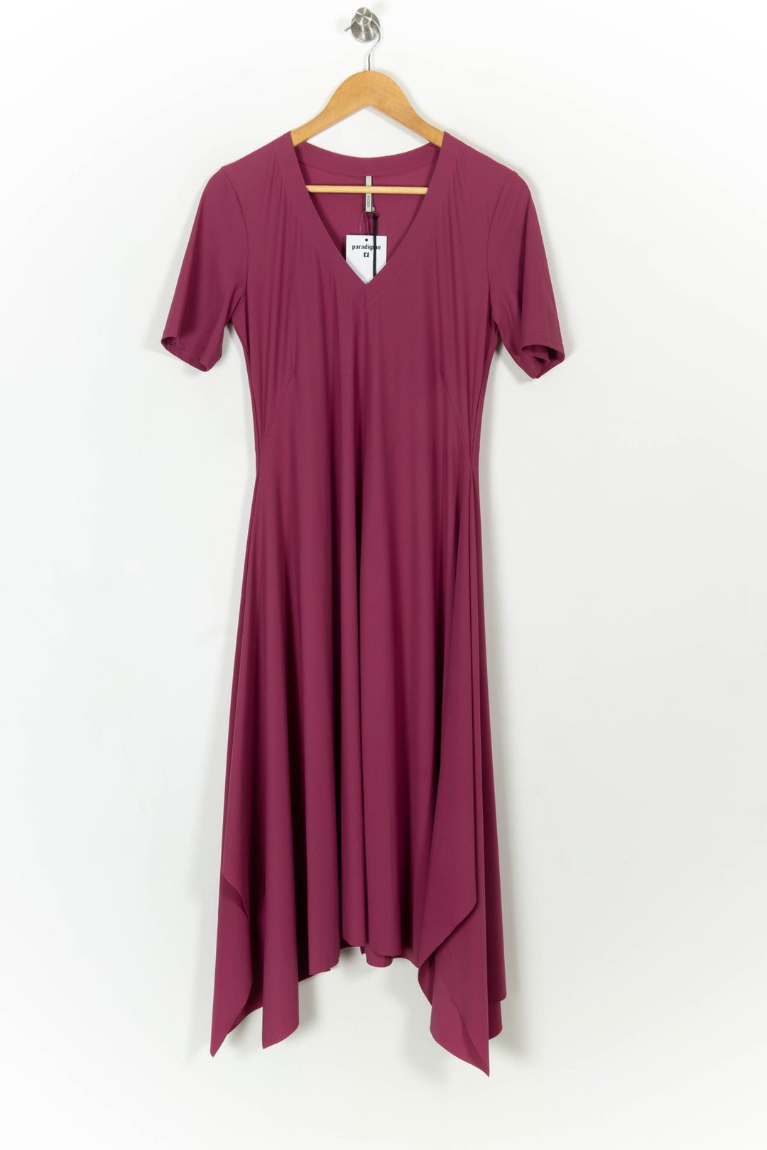 Robe Midi Rose - Taille L/40 de la marque Indies | PARAD108182 - Vendu par Paradigme - Image 2