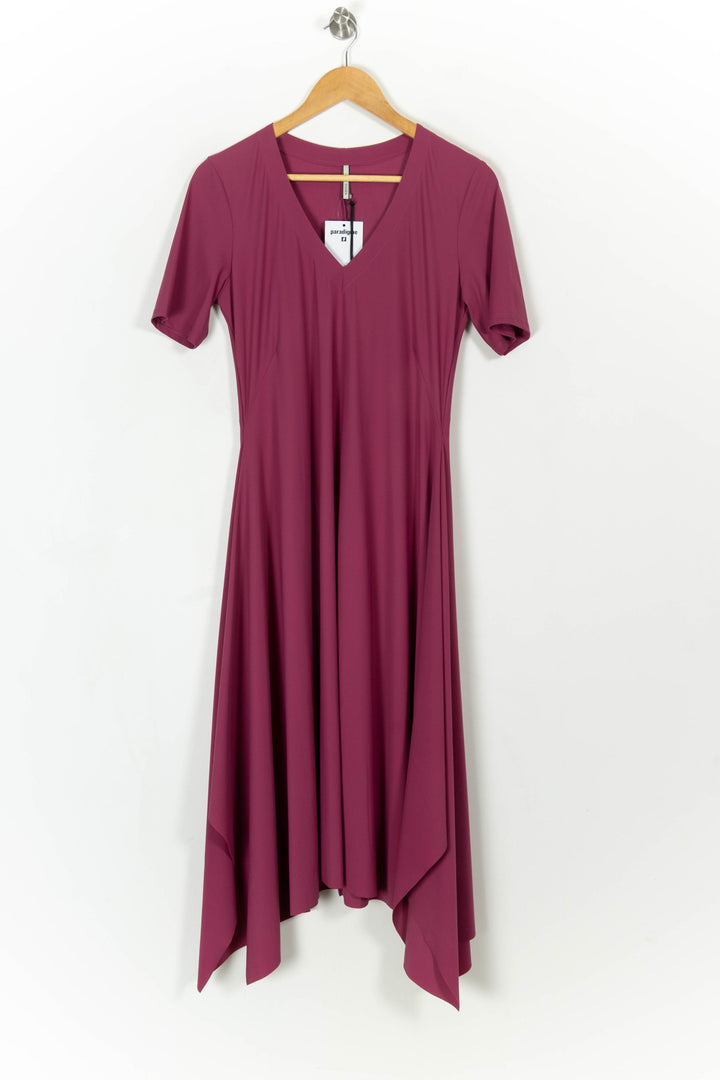Robe Midi Rose - Taille L/40 de la marque Indies | PARAD108182 - Vendu par Paradigme - Image 2