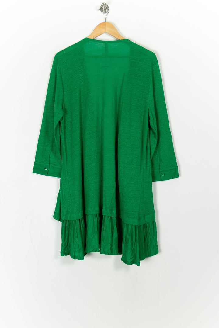 Gilet Long Vert - Taille XL/42 de la marque Indies | PARAD108183 - Vendu par Paradigme - Image 4