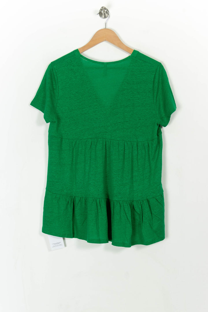 Blouse Verte - Taille M/38 de la marque Indies | PARAD108184 - Vendu par Paradigme - Image 4