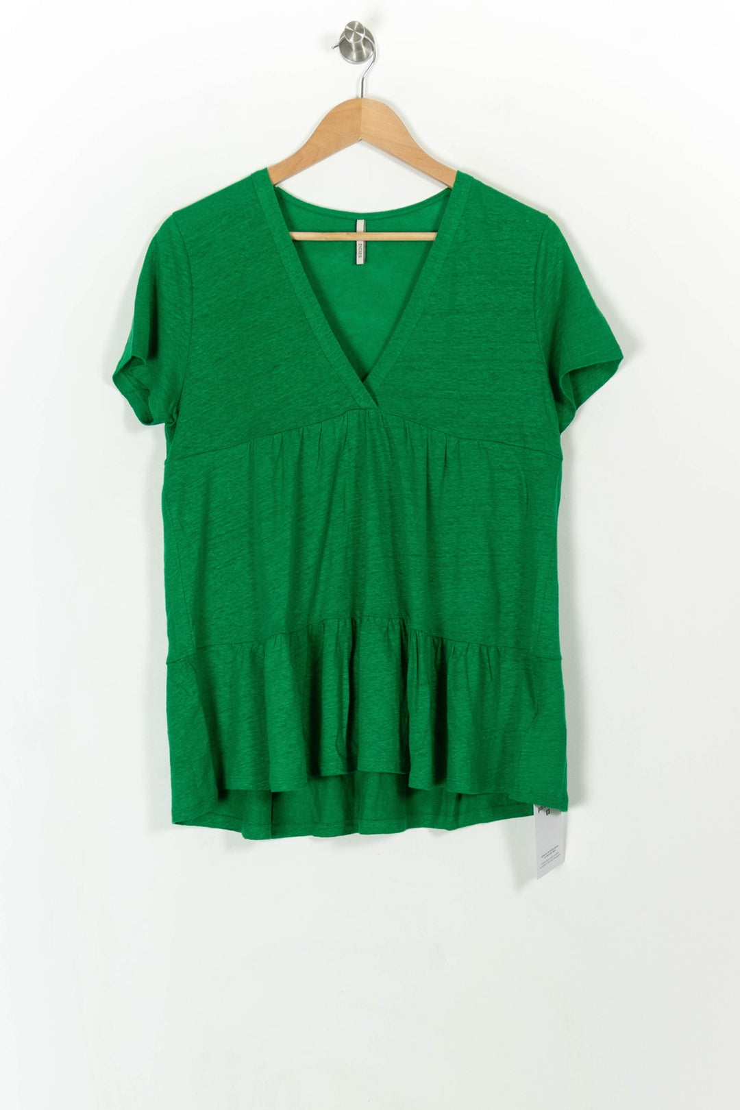Blouse Verte - Taille M/38 de la marque Indies | PARAD108184 - Vendu par Paradigme - Image 2