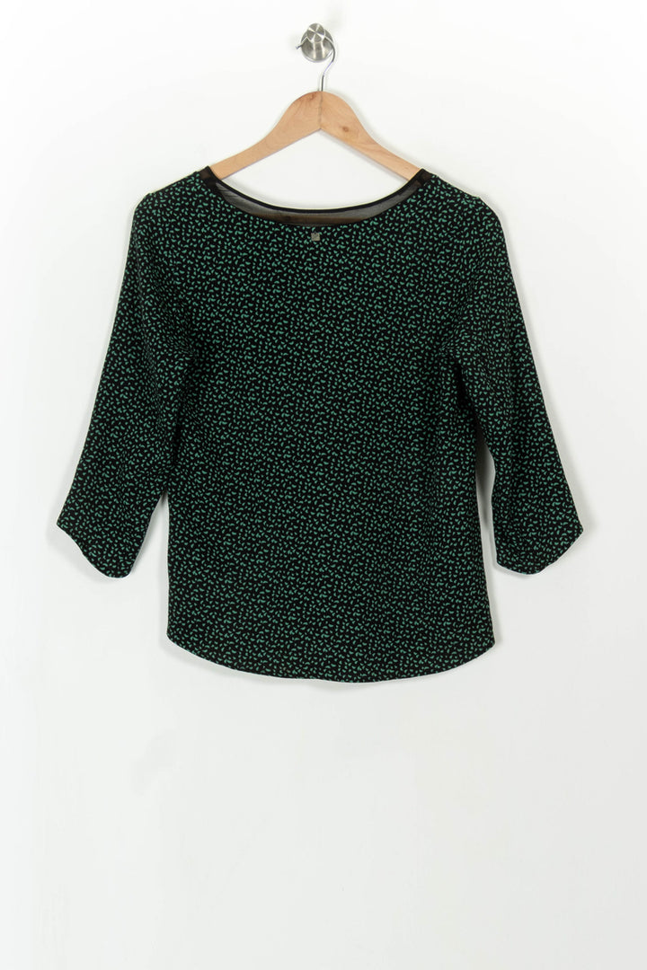 Blouse Noire et Verte - Taille S/36 de la marque I.Code | PARAD108187 - Vendu par Paradigme - Image 4
