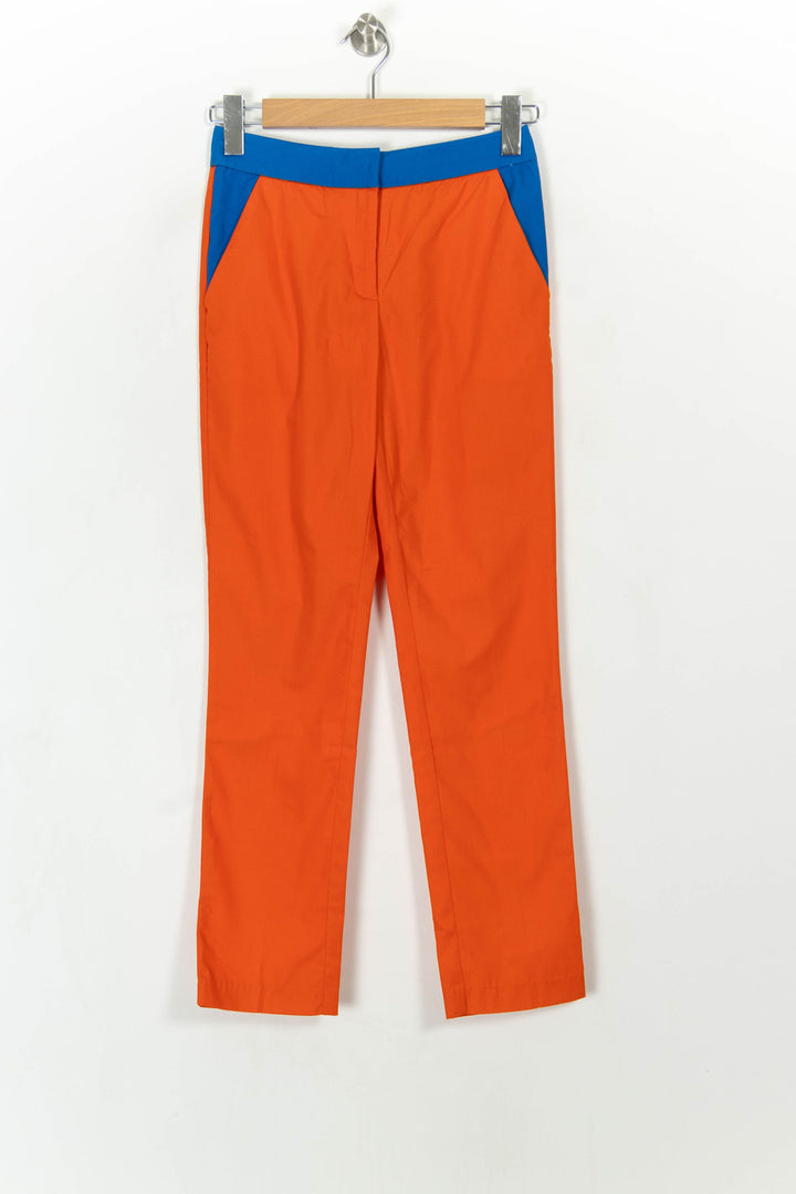 Pantalon Orange et Bleu - Taille XS/34 de la marque Galeries Lafayette | PARAD108192 - Vendu par Paradigme - Image 2