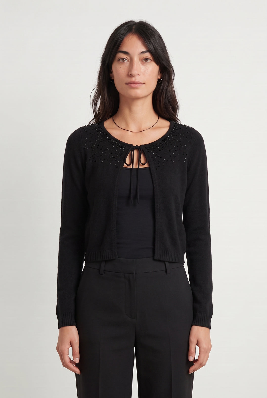 Cardigan Noir - Taille S/36 de la marque Maison 123 | PARAD108197 - Vendu par Paradigme - Image 1
