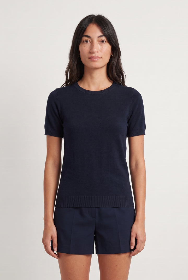 Pull Bleu - Taille S/36 de la marque Caroll | PARAD108199 - Vendu par Paradigme - Image 1